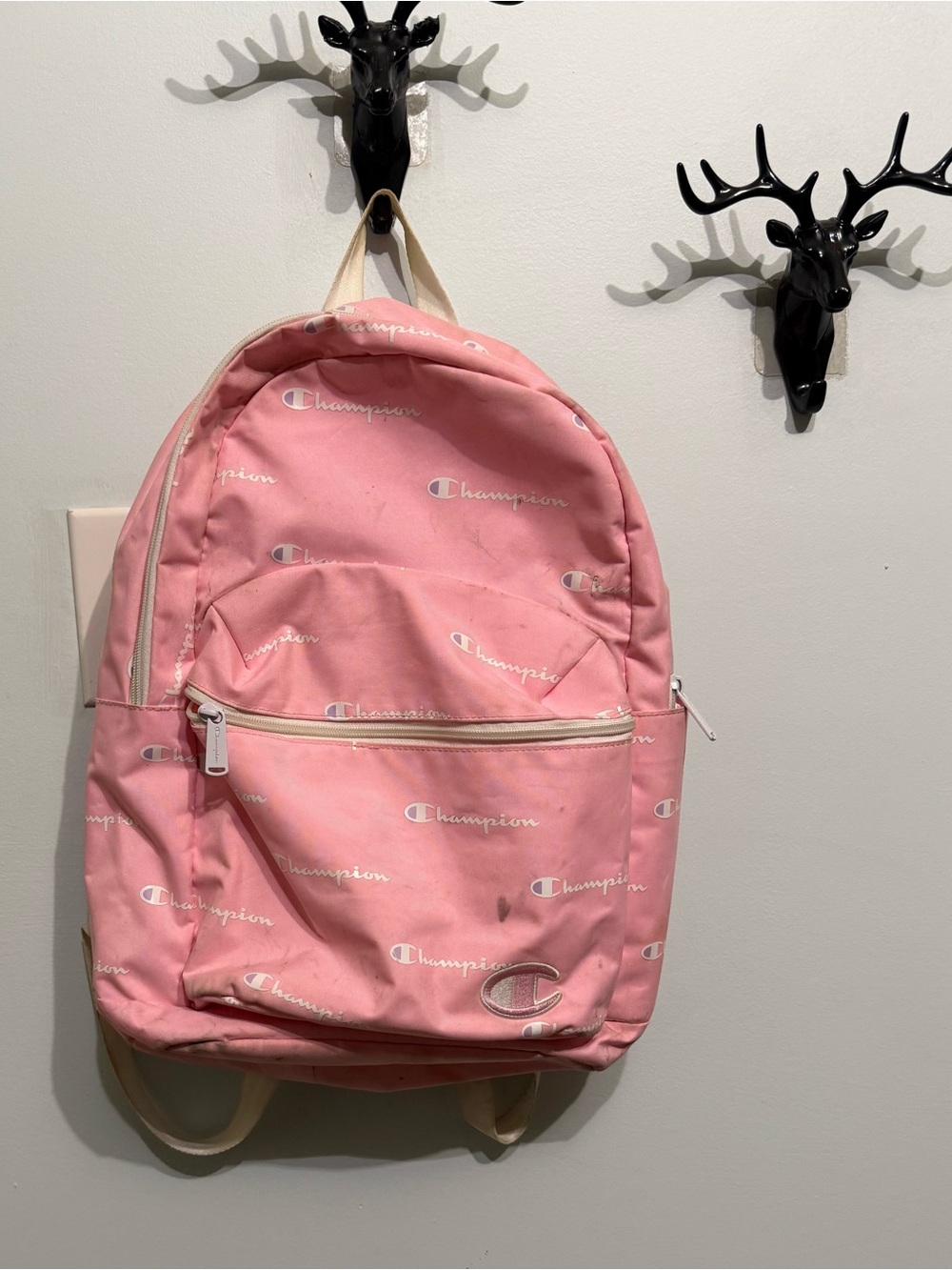 Champion Pink Logo Backpack